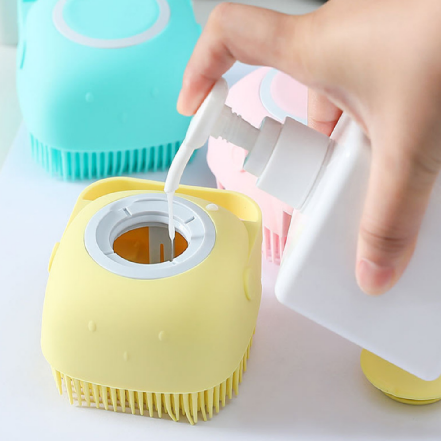 Silicone Soap Dispenser Brush