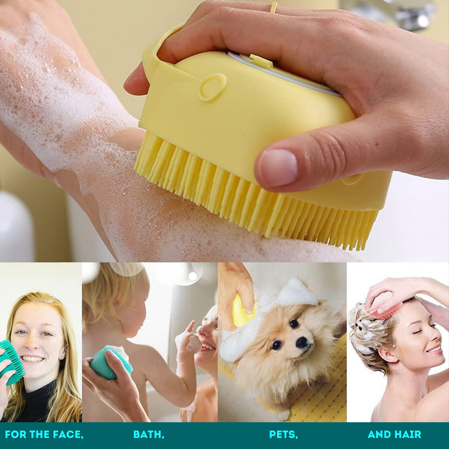 Silicone Soap Dispenser Brush