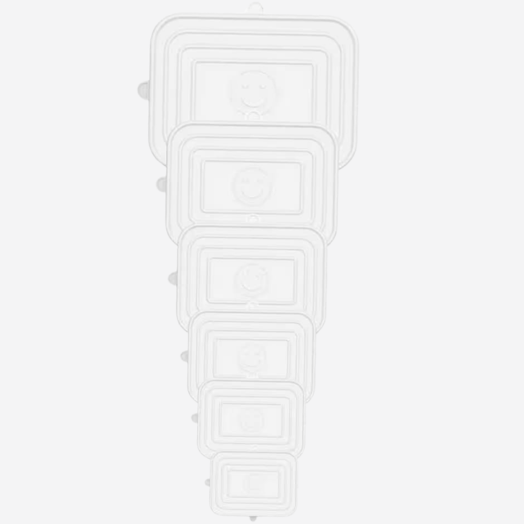 Silicone Stretch Lids (set of 6)