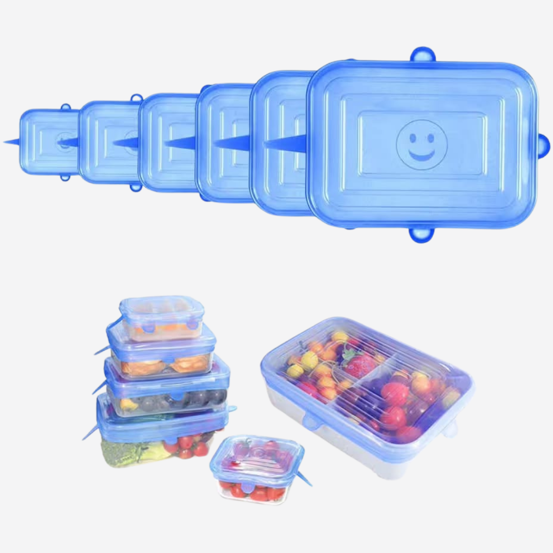 Silicone Stretch Lids (set of 6)