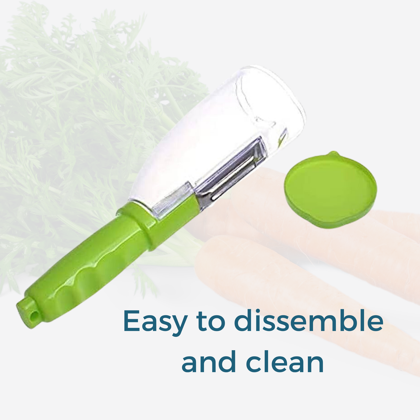 Mess-free peeler