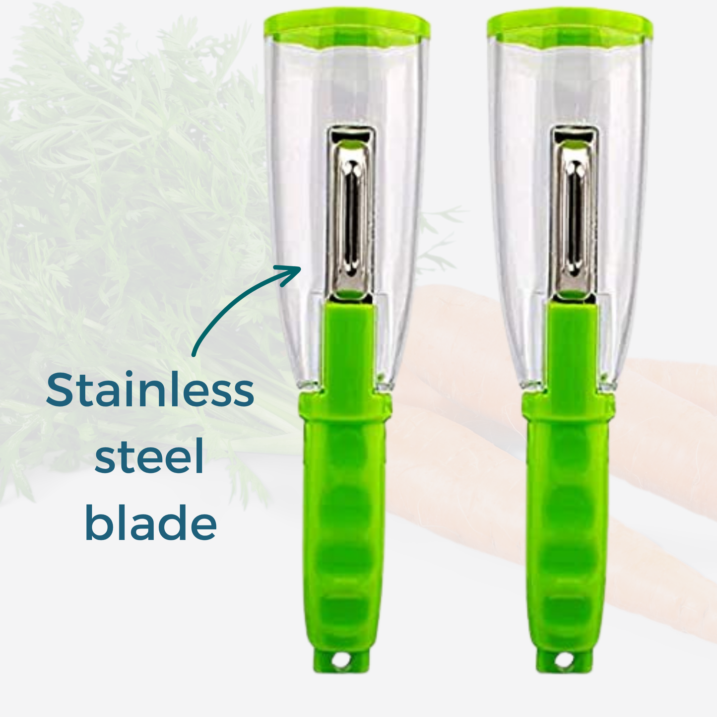 Mess-free peeler
