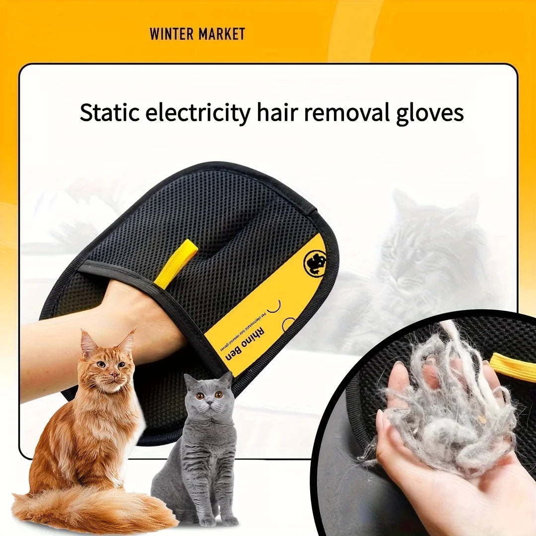Pet Electrostatic Hair Removal Glove