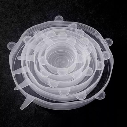 Silicone Stretch Lids (set of 6)