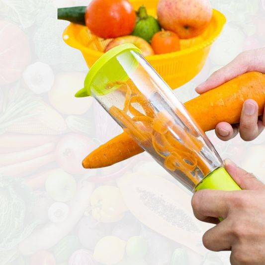 Mess-free peeler