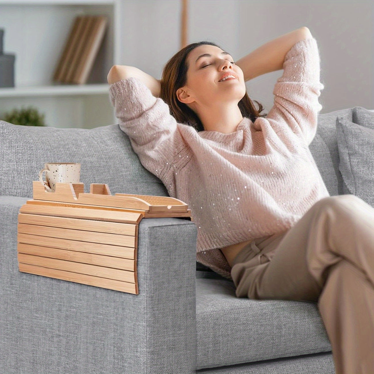 Bamboo Armrest Tray
