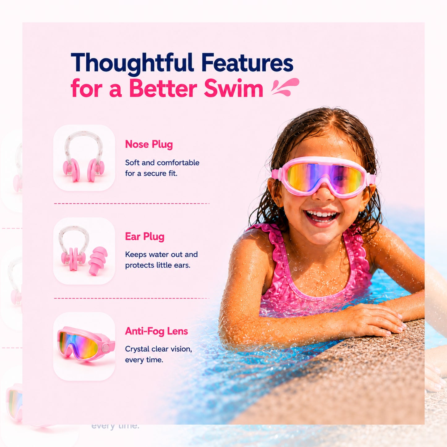 SplashEasy Swimming Goggles